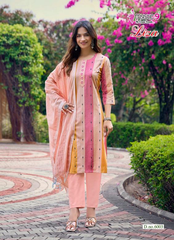 Mystic9 liza vol 6 cotton kurti wholesaler